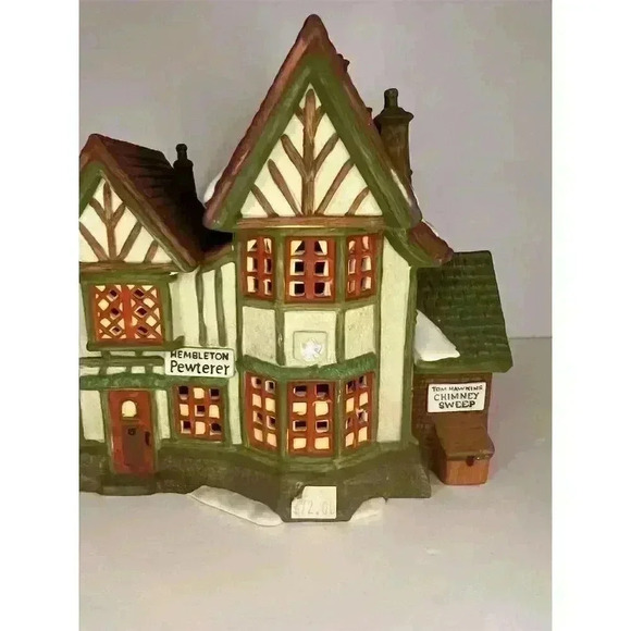 Department 56 Dickens Village Hembleton Pewterer Christmas Figurine Vintage - Picture 10 of 16